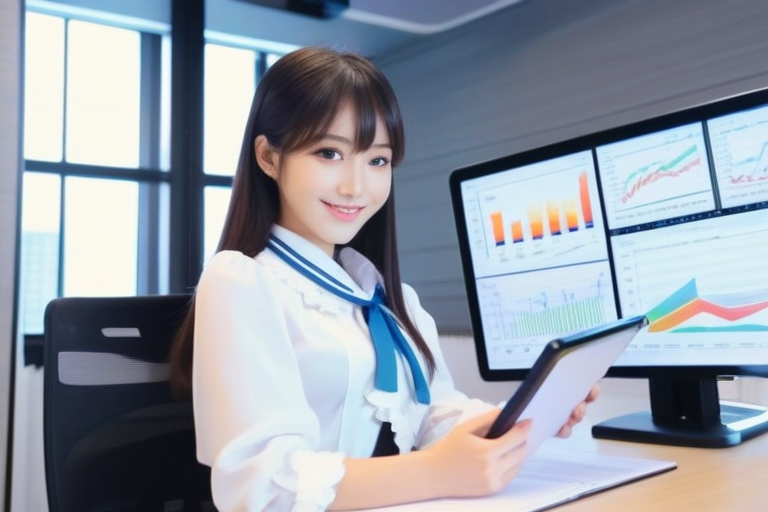 A person successfully managing their Furusato Nozei donations, looking confident and organized, with a tablet showing a combined view of different management tools.