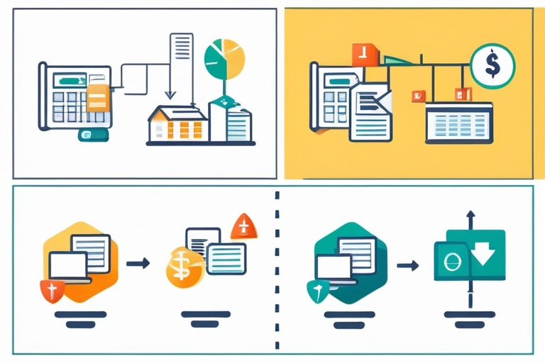 Flowchart illustrating the calculation of taxable income, showing how specific expense deductions reduce the 