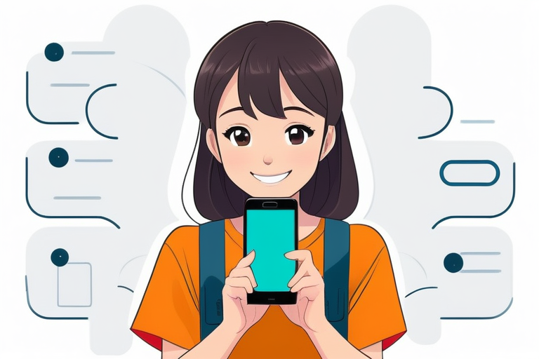 A person happily managing various point cards and a smartphone showing aふるさと納税サイト, with points accumulating in the background. (様々なポイントカードとふるさと納税サイトを表示したスマートフォンを笑顔で操作する人。背景にはポイントが積み上がっているイメージ。)