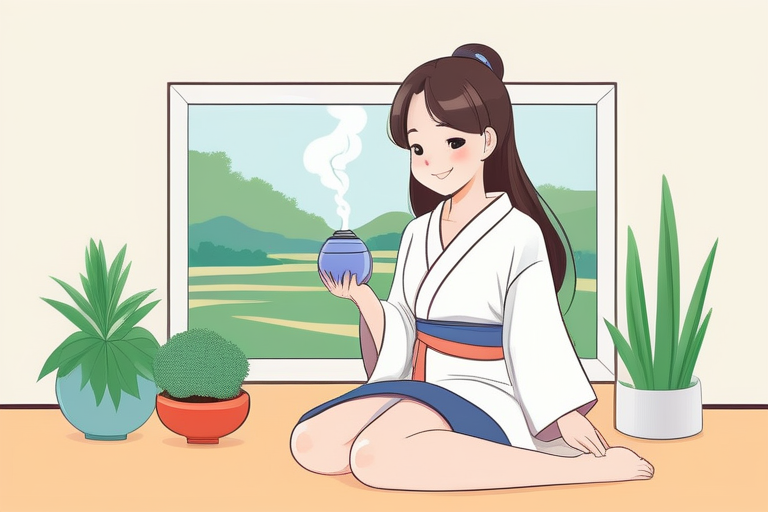 A curated collection of high-quality Japanese Furusato Nozei return gifts, including a framed photograph of a beautiful landscape and a finely crafted aromatic product, presented elegantly.