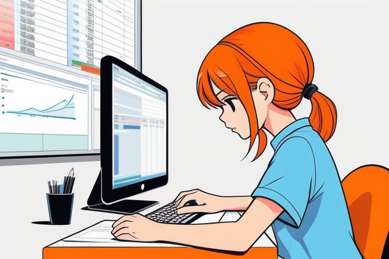 A person looking frustrated at a complex Excel spreadsheet, next to a simplified interface of a tax filing software on a laptop.