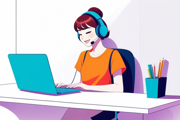 A modern 5G home router placed on a desk, next to a laptop, illustrating a wireless internet solution.