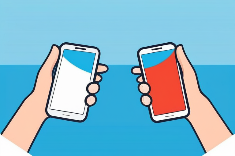 Two hands, one giving a thumbs up for