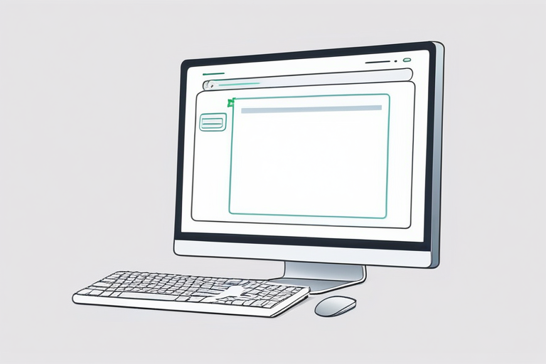 A person following step-by-step instructions on a computer screen for IC card reader firmware update, with a clear and modern interface.