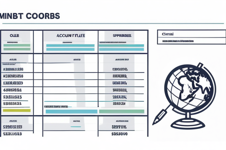 A screenshot of a simplified ledger entry with columns for date, account, debit, credit, and description, illustrating a manual journal entry for foreign income.