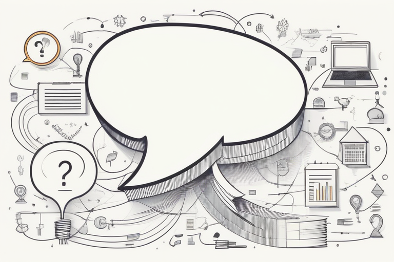 A diagram showing a distorted information flow, with arrows representing anonymity, negative bias, and commercial intent leading to unreliable data. In the center, a question mark within a bubble.