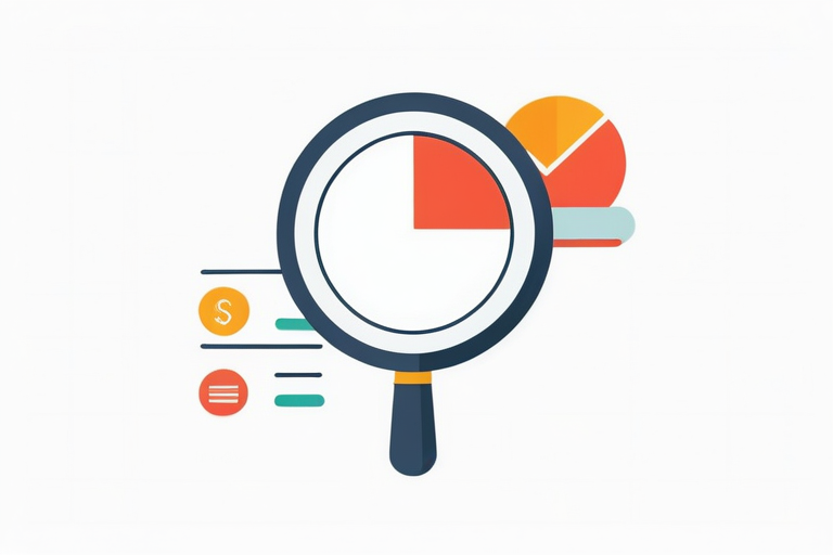 A detailed checklist with seven points, featuring icons related to data security, search functions, and legal compliance, against a backdrop of a modern accounting dashboard.