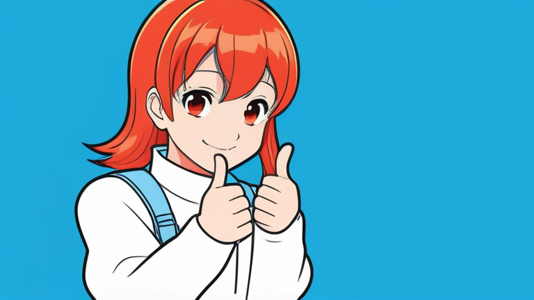 A confident anime girl giving a thumbs-up next to a simplified 3-step infographic of fiber optic internet switching process, emphasizing ease and simplicity.