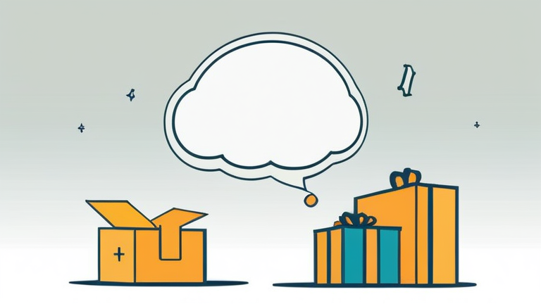 A cute anime girl student looking excited but slightly overwhelmed by piles of moving boxes and a few new appliances, with a thought bubble showing dollar signs.