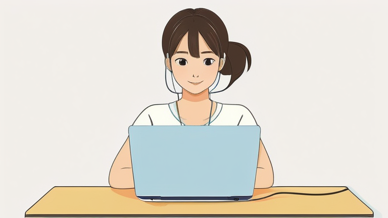 A young woman looking puzzled but determined, sitting in front of a laptop with a network cable in hand, a slight smile suggesting she's ready to solve the problem. https://aintelligence-blog.online/wp-content/uploads/2026/03/body_hikari_tsunagaranai_genin_emotional_v1_0_1773411790.png