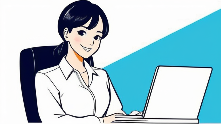 A confident and smiling young woman, having a productive discussion with a professional-looking career advisor in a bright, modern office setting.