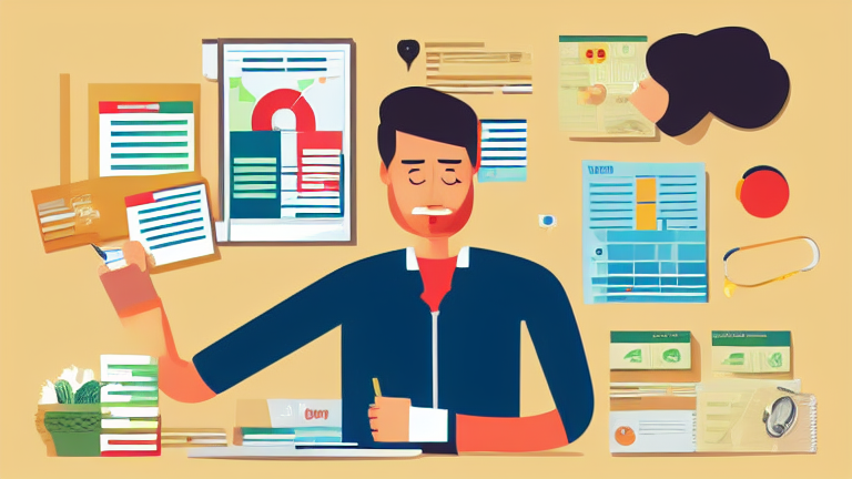 A person smiling while reviewing their financial options, showing confidence and ease